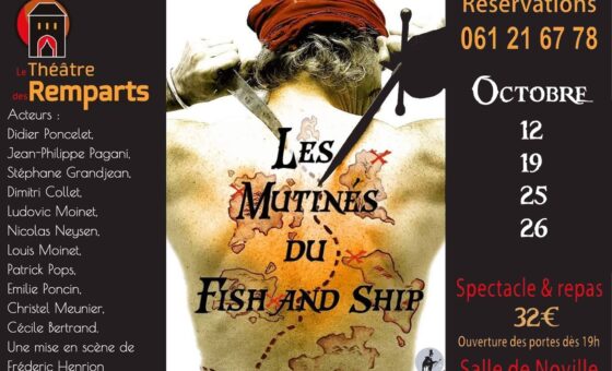 Affiche mutinés 2019 -2018 : Les Mutinés du Fish and Chips, (P. Chaboud)